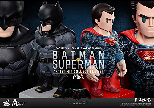 Hot Toys Batman VS Superman Dawn of Justice - Figura de Cabeza de obblehead (Azul/Rojo/Negro/Gris)