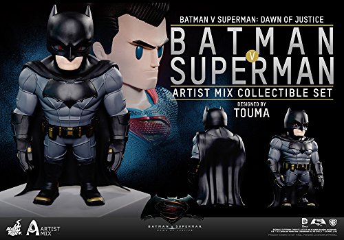 Hot Toys Batman VS Superman Dawn of Justice - Figura de Cabeza de obblehead (Azul/Rojo/Negro/Gris)