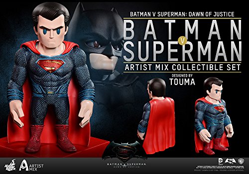 Hot Toys Batman VS Superman Dawn of Justice - Figura de Cabeza de obblehead (Azul/Rojo/Negro/Gris)