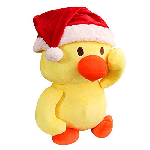 HOUMEL Juguete de peluche de pato gigante, lindo cojín de bebé amarillo y rojo, cojines de pollo de muñeca suave y grande, edredón de abrazo, juguetes de regalo para niños y niñas pequeños 309