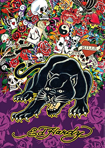 HP 1000 Piezas Ed Hardy : Black Panther