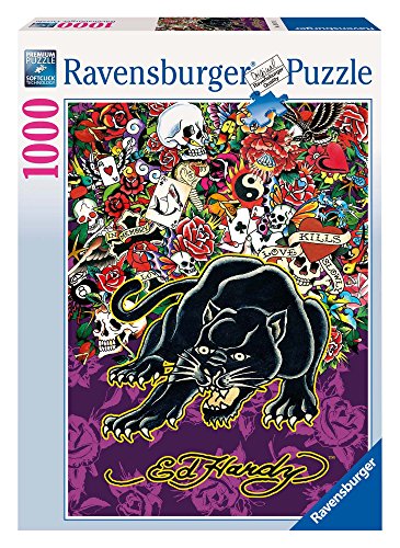 HP 1000 Piezas Ed Hardy : Black Panther