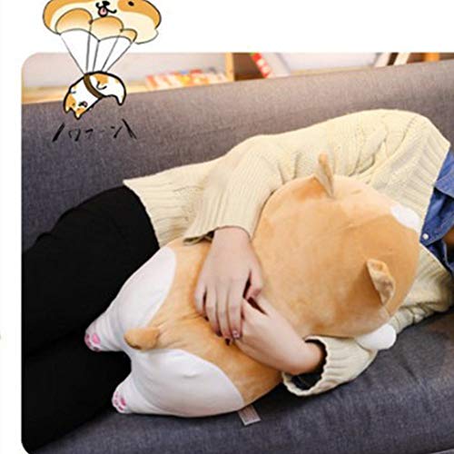 Hpera Peluche Bebe Peluche PequeñO Peluches Animales Peluche Microondas Perros De Peluche Almohada Suave para Niños Peluches Kawaii Lindas Almohadas para Niñas Peluches Animales 35cm/13.78inch,Brown