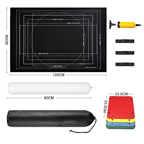 HUOHUOHUO Rompecabezas Almacenamiento Rodar,Estera de Rompecabezas Portátil,Puzzle Mat Roll,Rompecabezas Almacenamiento Estera,Puzzle Mat para,Mat Puzzles,Tapete Puzzle 2000 Piezas