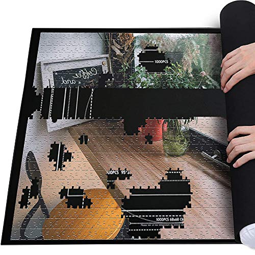 HUOHUOHUO Rompecabezas Almacenamiento Rodar,Estera de Rompecabezas Portátil,Puzzle Mat Roll,Rompecabezas Almacenamiento Estera,Puzzle Mat para,Mat Puzzles,Tapete Puzzle 2000 Piezas