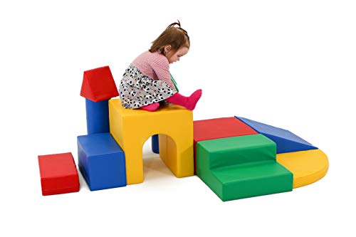 IGLU 11 XL Bloques de Espuma Figuras de Construcción Juguete para Aprendizaje Creativo Infantil Conjunto de Cubos Multicolores