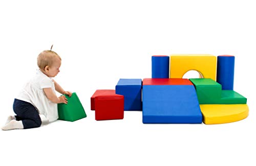 IGLU 11 XL Bloques de Espuma Figuras de Construcción Juguete para Aprendizaje Creativo Infantil Conjunto de Cubos Multicolores