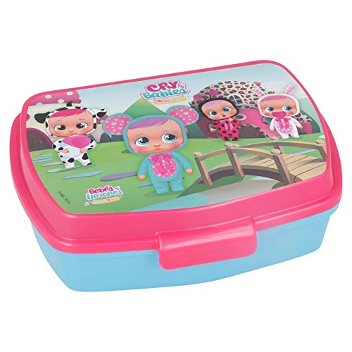 ILS I LOVE SHOPPING Caja térmica para merienda con caja de sándwich para niños (Cry Babies)