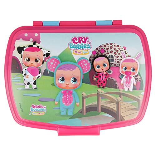 ILS I LOVE SHOPPING Caja térmica para merienda con caja de sándwich para niños (Cry Babies)