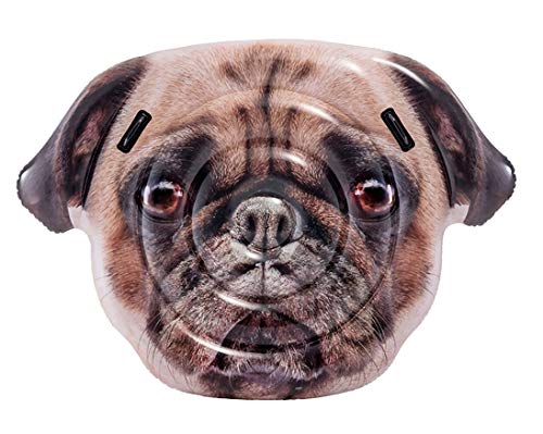 Intex 58785EU - Figura realista Perrito Pug con asas