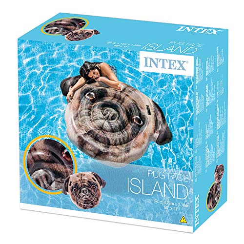 Intex 58785EU - Figura realista Perrito Pug con asas