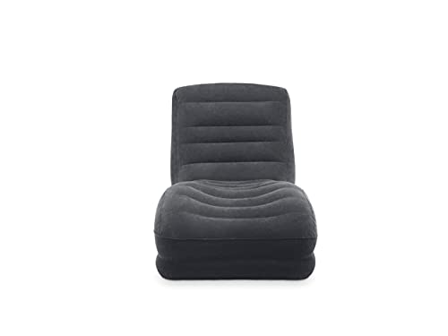 Intex 68595NP - Sillón hinchable aterciopelado 86 x 170 x 94 cm