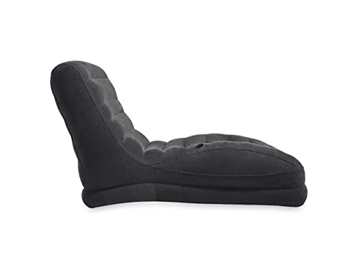 Intex 68595NP - Sillón hinchable aterciopelado 86 x 170 x 94 cm