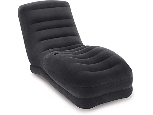 Intex 68595NP - Sillón hinchable aterciopelado 86 x 170 x 94 cm