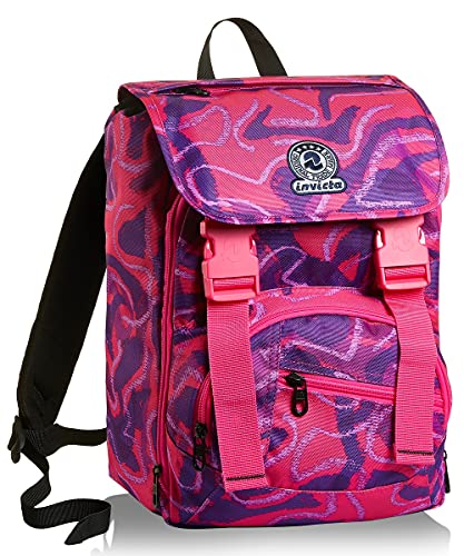 INVICTA S.P.A. Zaino Suqare Mochila, Rosa, Talla única Niños y Chicos