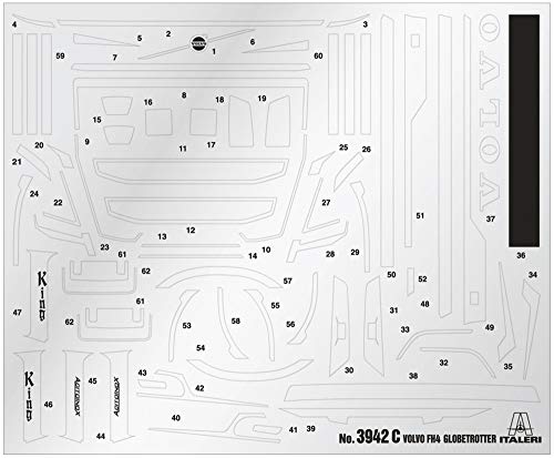 Italeri 3942S 1:24 Volvo FH4 Globetrotter/Medium Roof, réplica fiel a la original, maquetas, manualidades, hobby, pegar, kit de construcción de plástico, montaje