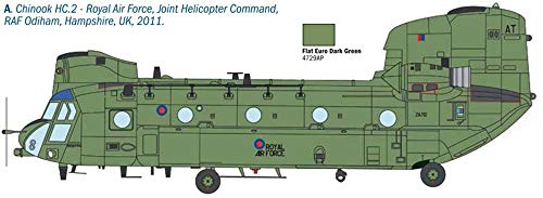 Italeri 510002779 Chinook HC.2 CH-47F-Maqueta de construcción (Escala 1:48) (2779)