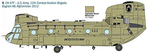 Italeri 510002779 Chinook HC.2 CH-47F-Maqueta de construcción (Escala 1:48) (2779)