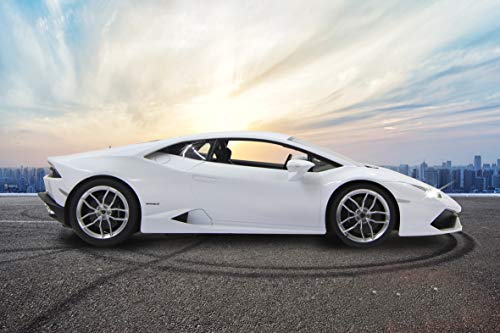 Jamara 404.560 -Modellino Auto Lamborghini Huracan Escala 1:14 Blanco de 27 MHz