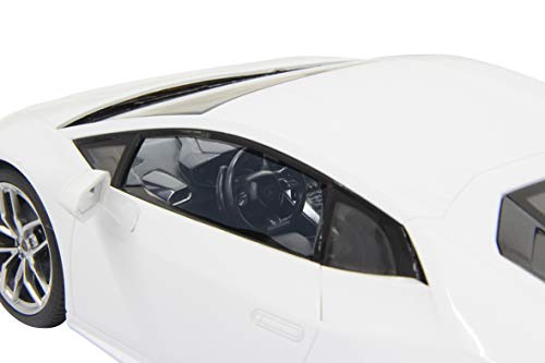 Jamara 404.560 -Modellino Auto Lamborghini Huracan Escala 1:14 Blanco de 27 MHz