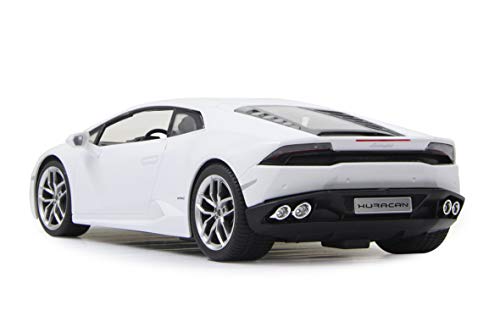 Jamara 404.560 -Modellino Auto Lamborghini Huracan Escala 1:14 Blanco de 27 MHz