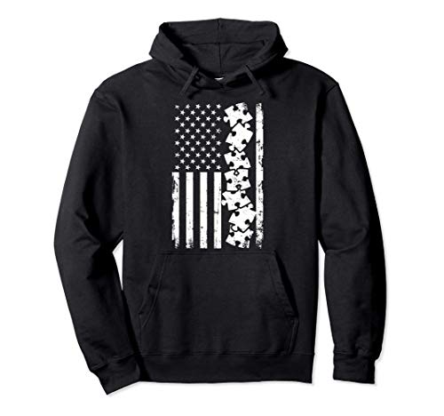 Jigsaw Puzzle USA Sudadera con Capucha