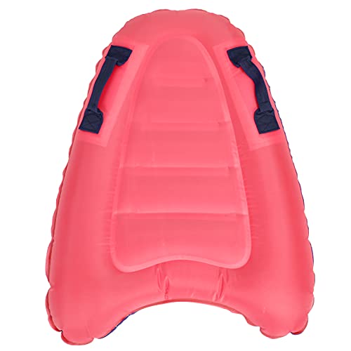 Jinyi Tabla de Bodyboard Inflable portátil, Conveniente para Llevar Tabla de Cuerpo de Surf de Verano Tabla de Bodyboard de Playa portátil Tabla Flotante para Agua para la Playa(Pink)