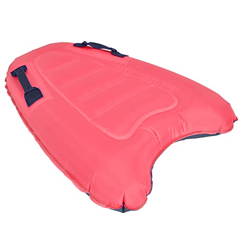 Jinyi Tabla de Bodyboard Inflable portátil, Conveniente para Llevar Tabla de Cuerpo de Surf de Verano Tabla de Bodyboard de Playa portátil Tabla Flotante para Agua para la Playa(Pink)