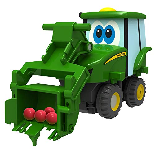 JOHN DEERE 46940 Johnny Traktor Big Loader Juego de Tren y Tractor con innumerables Posibilidades de Descubrimiento para diversión sin Fin, Juguete para niños pequeños a Partir de 3 años