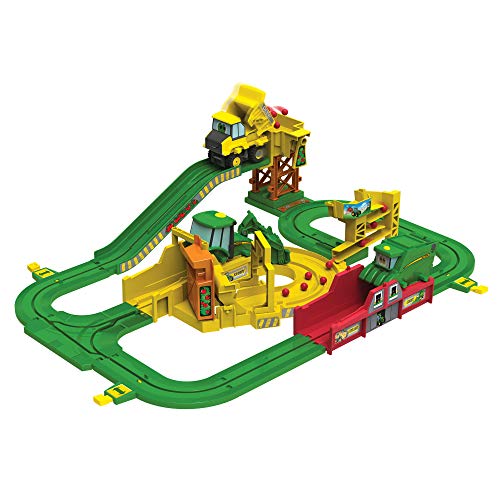 JOHN DEERE 46940 Johnny Traktor Big Loader Juego de Tren y Tractor con innumerables Posibilidades de Descubrimiento para diversión sin Fin, Juguete para niños pequeños a Partir de 3 años