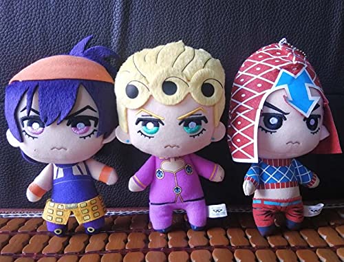 JoJo's Bizarre Adventure Golden Wind Plush Giorno Narancia Mista peluche peluche Muñeca Nuevo