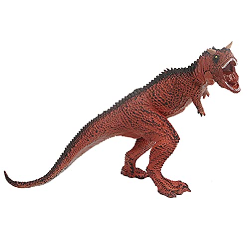 JOKFEICE Dinosaur Toys - Figura de dinosaurio realista grande y suave Carnotaurus dinosaurio, proyecto de ciencia, juguetes educativos, regalo de cumpleaños, decoración de pastel para niños