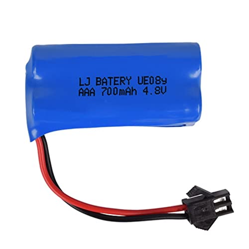 josiedf Batería AAA Ni CD De 4.8v 700mah, Batería Recargable para Herramientas EléCtricas De Coche Modelo De Barco RC