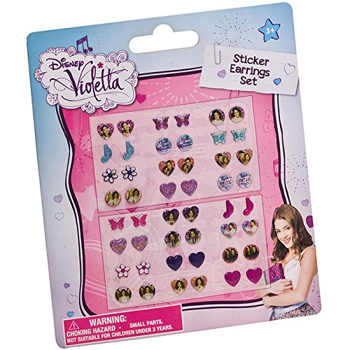 Joy Toy Juego de pendientes "Violetta" (24 piezas, multicolor)