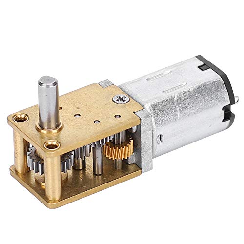 Joyzan Mini Motor de Engranaje de desaceleración de Metal N20 DC 12V Reducción de Velocidad CW/CCW Micro Motor para DIY RC Coche Robot Modelo Motor de Juguete(27RPM)