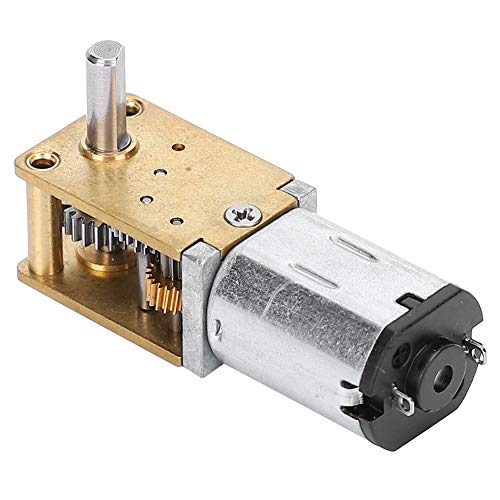 Joyzan Mini Motor de Engranaje de desaceleración de Metal N20 DC 12V Reducción de Velocidad CW/CCW Micro Motor para DIY RC Coche Robot Modelo Motor de Juguete(27RPM)