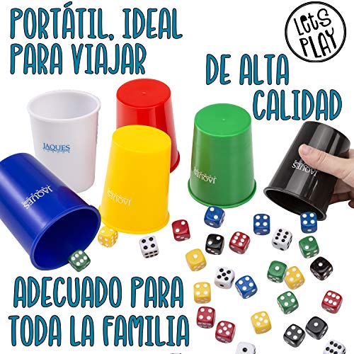 Juego de Dados de los mentirosos de Jaques de Londres - Juego Familiar para niños y Adultos