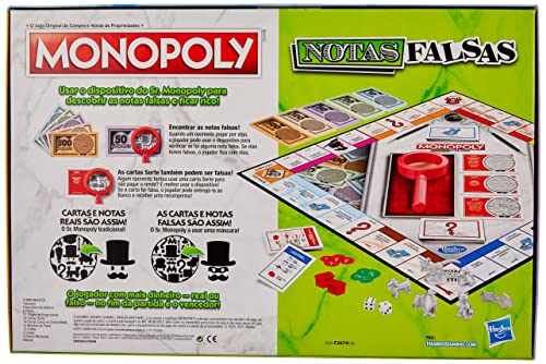 Juego de Mesa Monopoly Crooked Cash para familias y niños a Partir de 8 años, Incluye un descodificador de Mr. Monopoly