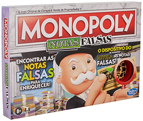 Juego de Mesa Monopoly Crooked Cash para familias y niños a Partir de 8 años, Incluye un descodificador de Mr. Monopoly