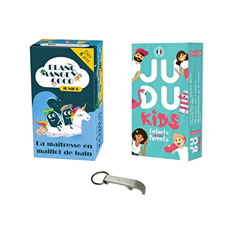 Juego Judo Kids + Blanco Manger Coco La Maitresse en bañador + 1 abrebotellas Blumie