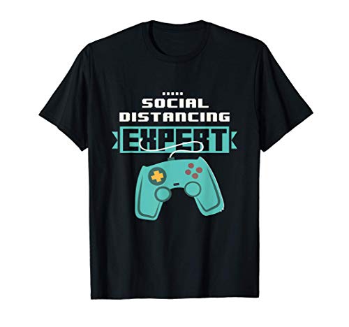 Juego Videojuegos I Distanciamiento social I Jugadores Camiseta