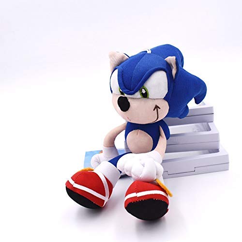 Juguete De Felpa De 25 Cm Azul Suave Sonic Animales De Peluche Personajes Juguetes para Niños Muñecas Regalos