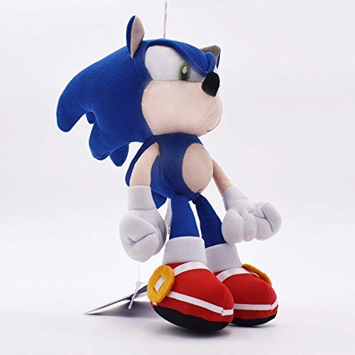 Juguete De Felpa De 25 Cm Azul Suave Sonic Animales De Peluche Personajes Juguetes para Niños Muñecas Regalos