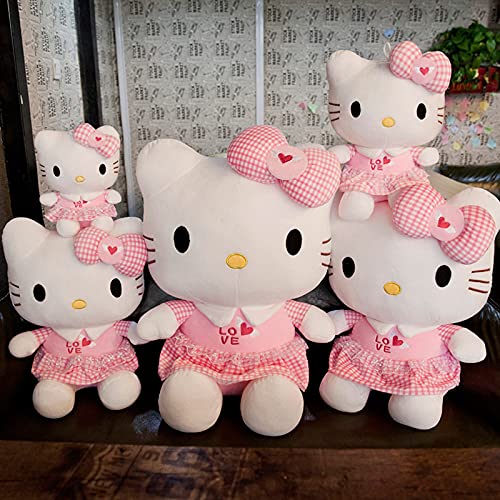 Juguete De Felpa De Hello Kitty Mullido Muñeco De Hello Kitty De Peluche De Animal De Dibujos Sentirse Cómodo Juguete Mejor Regalo para Navidad Cumpleaños,Rosado,50cm