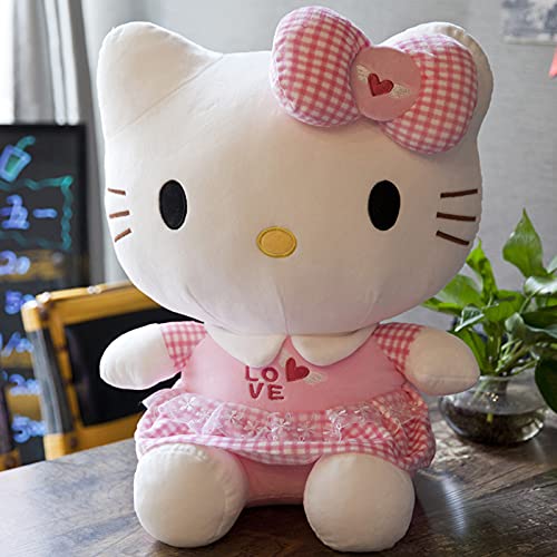 Juguete De Felpa De Hello Kitty Mullido Muñeco De Hello Kitty De Peluche De Animal De Dibujos Sentirse Cómodo Juguete Mejor Regalo para Navidad Cumpleaños,Rosado,50cm