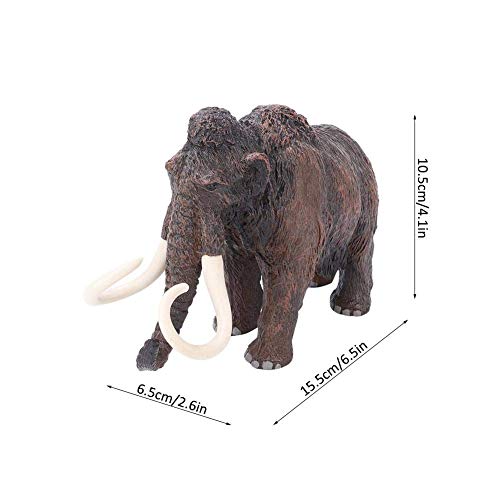 Juguete de Modelo Animal, Mini 3D Suave Realista Estatua de Elefante Decoración de habitación Juguetes de Educativo Regalo de cumpleaños de Navidad para niños(#1)