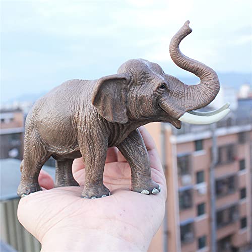 Juguete de Modelo Animal, Mini 3D Suave Realista Estatua de Elefante Decoración de habitación Juguetes de Educativo Regalo de cumpleaños de Navidad para niños(#2)