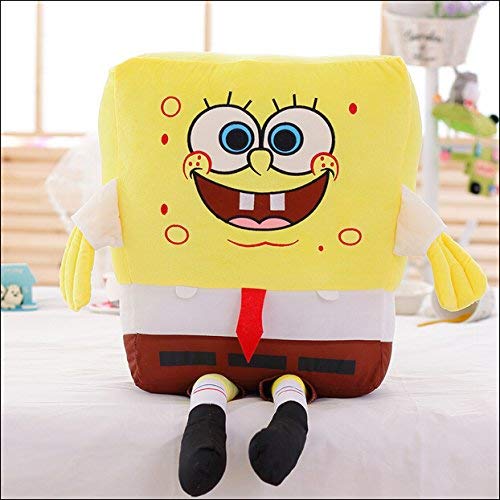 Juguete De Peluche 1 Pieza 50 Cm Bob Esponja Juguete para Bebé Bob Esponja Juguete De Felpa Suave Anime Cosplay Muñeca para Niños Juguetes Figura De Dibujos Animados Cojín