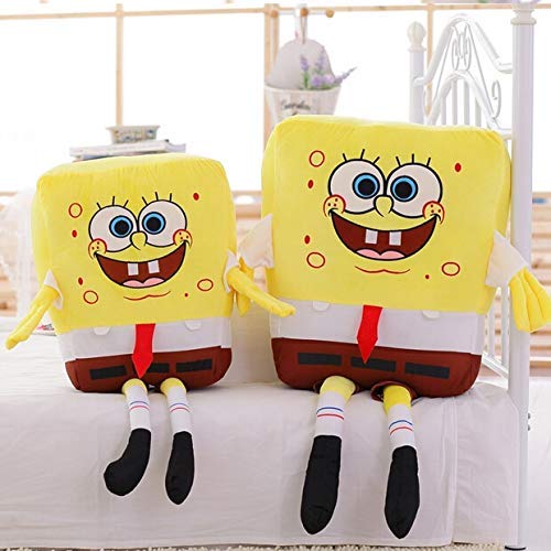 Juguete De Peluche 1 Pieza 50 Cm Bob Esponja Juguete para Bebé Bob Esponja Juguete De Felpa Suave Anime Cosplay Muñeca para Niños Juguetes Figura De Dibujos Animados Cojín