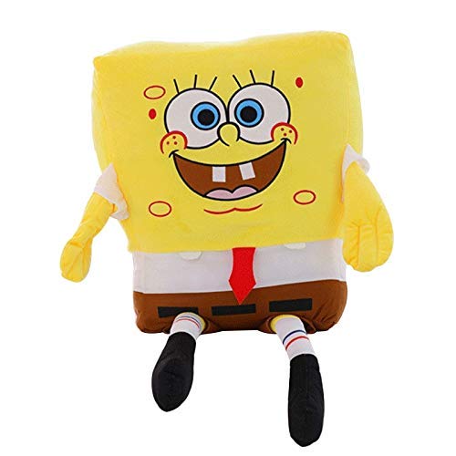 Juguete De Peluche 1 Pieza 50 Cm Bob Esponja Juguete para Bebé Bob Esponja Juguete De Felpa Suave Anime Cosplay Muñeca para Niños Juguetes Figura De Dibujos Animados Cojín